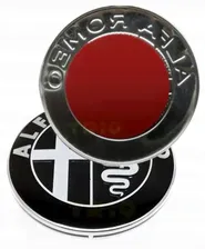 Эмблема черный значок ALFA ROMEO 147 156 159 166