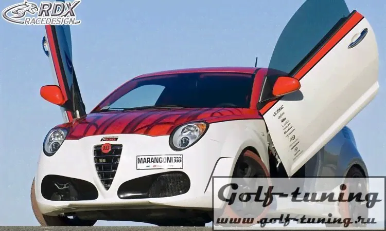 Alfa Romeo Mito Накладки на пороги Turbo