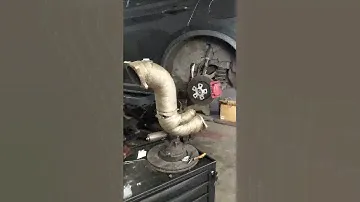 Piece of custom exhaust for Alfa Romeo Brera TBi