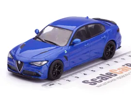 Масштабная модель Alfa Romeo Giulia Quadrifoglio синий лучшая цена!